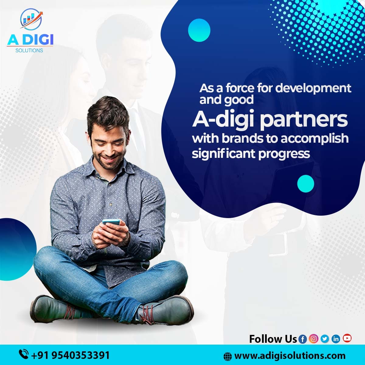 adigi_solutions's tweet image. As a Force for Development and good A-Digi partners with Brands to Accomplish Significant Progress😍😍
Our Services ‼️ 🤩
✅MLM advertising service
✅MLM digital promotion
✅MLM graphic designing
📞9540353391
#adigisolutions #creativedigitalservices #advertisingsolutions