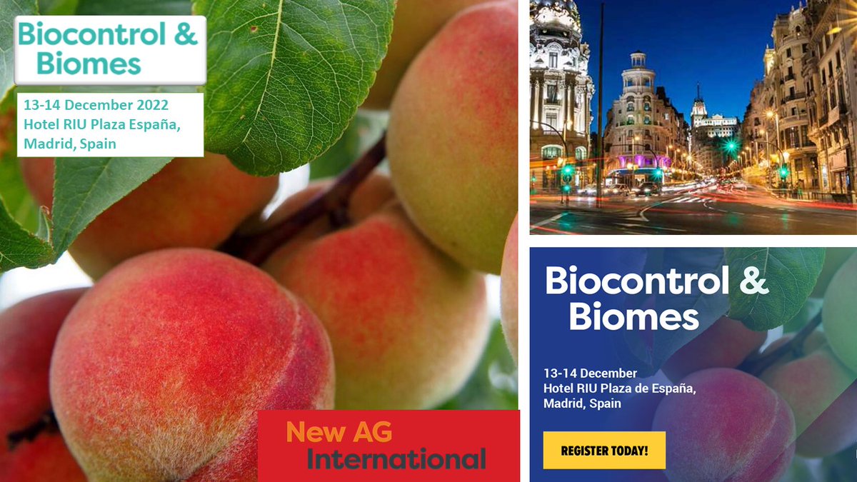 NewAgIntl's tweet photo. SUPER EARLY BIRD ENDS THIS WEEK! Save up to £600 when you book by 23 September. Register &amp; Save Now! 

Registration: https://t.co/y0ed3P3ETS 

#Biobiomes # biocontrol #innovation #europeanmarkets #controlpests #microbes #plantmicrobiome #soilmicrobiome #soilhealth #biostimulants https://t.co/s82WK7LTwg