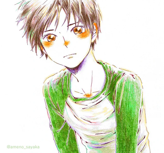 どこか憂いを帯びた少年が好きです#自創作男子イラストフェス01 