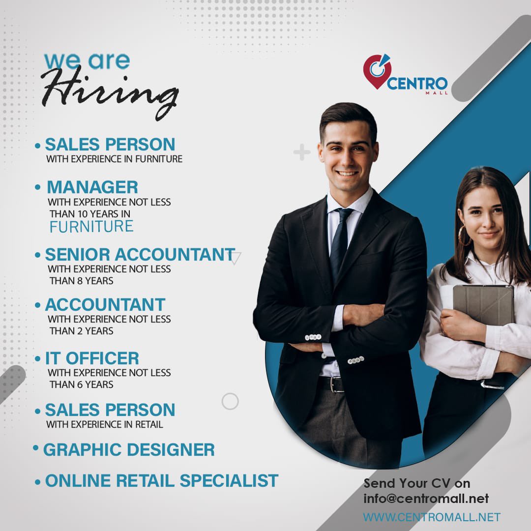 CentroMallleb's tweet photo. We Are Hiring!!
Send your CV on info@centromall.net 

#WeAreCentro #ItsAllAboutYou #jobslebanon https://t.co/mM1UK5WLTM