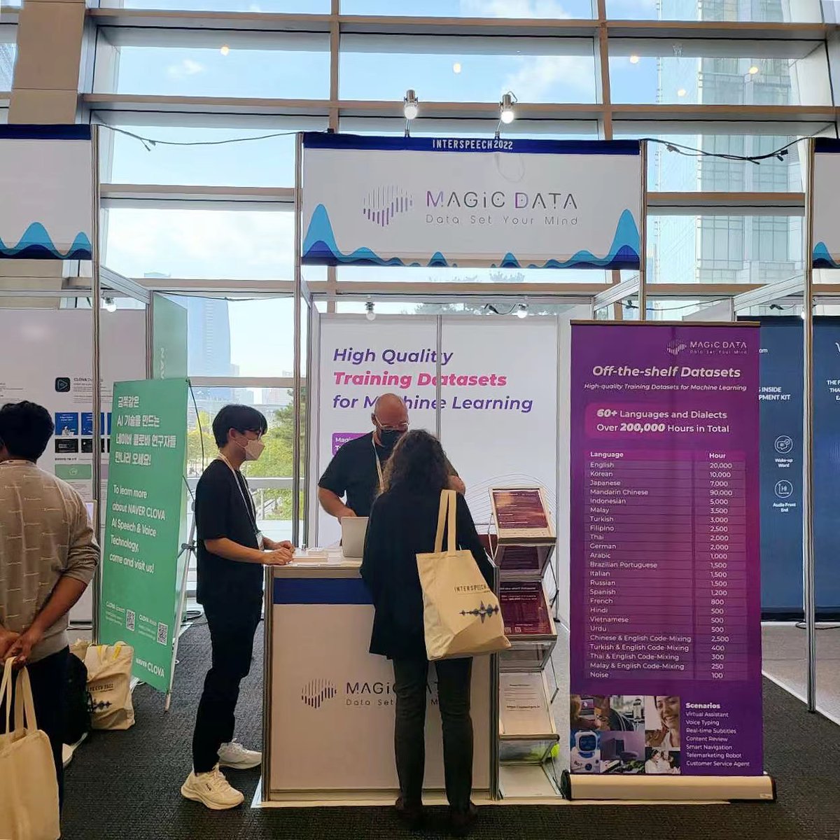 Magic_Data_Tech's tweet image. Attending #INTERSPEECH? Stop by Booth #7 on Zone C, 2F for a chat, a Korean snack, and special #MagicData gifts!