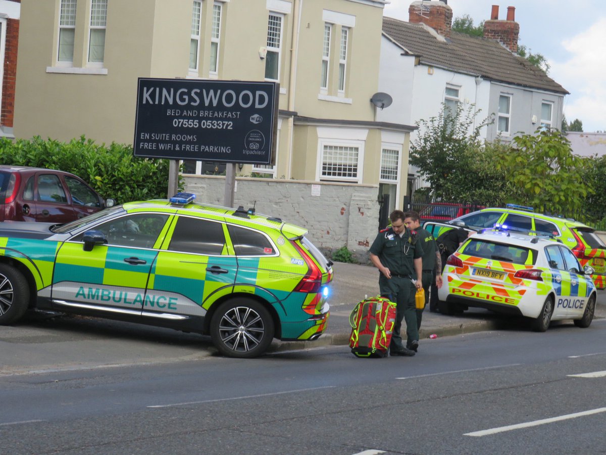 R2Images's tweet photo. Multiple Emergency Service response outside the Kingswood B&amp;B in Norton including the Air Ambulance https://t.co/bhGT6EVnM9