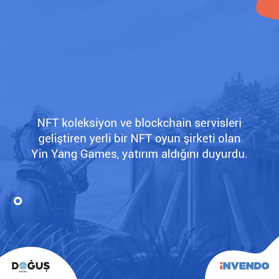invendovs's tweet photo. Yang Games, yatırım aldığını duyurdu.
Aldığı yatırımla günümüzün trendlerini de planlarına katarak yeni gelişmelere imza atacak.
#InvenDO #DoğuşGrubu #NFT #YingYangames https://t.co/7lcPfTZ7jk