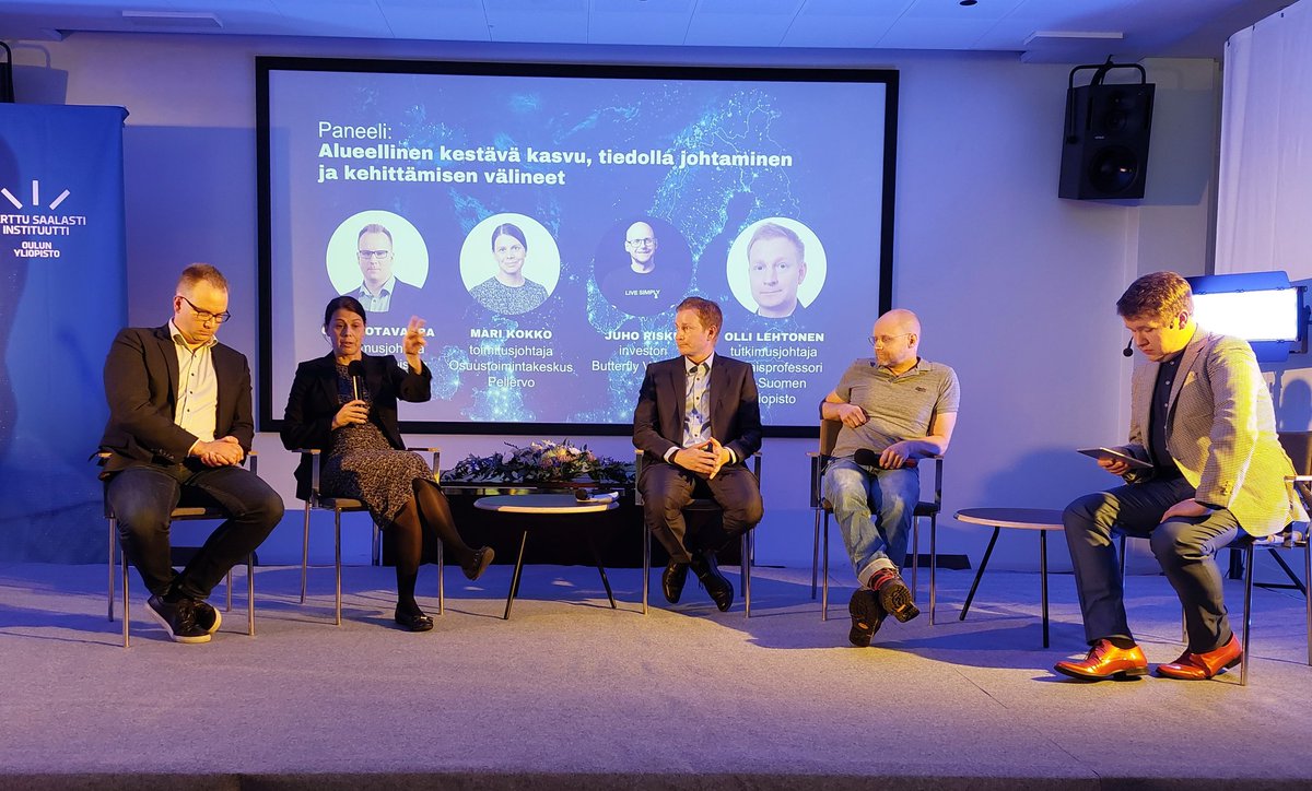 UniOuluKSI's tweet photo. . @KokkoMari Yritykset kaipaavat neuvontaa kasvuun ja vientiin. #kerttusaalastiseminaari #UniOuluKSI #kerttusaalastisäätiö @Nivalankaupunki #Nitek @UniOulu https://t.co/MnwcAzGhI4