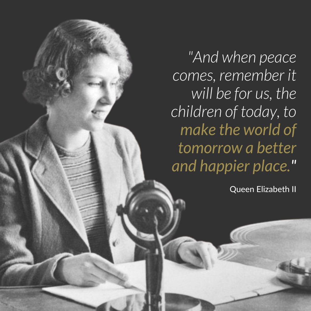 Hampton_Knight_'s tweet photo. Her Majesty spoke these wise words back in 1940 when she was still Princess Elizabeth, but they still ring true now even though the battles may have changed.
Let's pledge to continue to try to live by them, just as she did throughout her lifetime of loyal service.
#queenelizabeth https://t.co/Jiepa779Wc