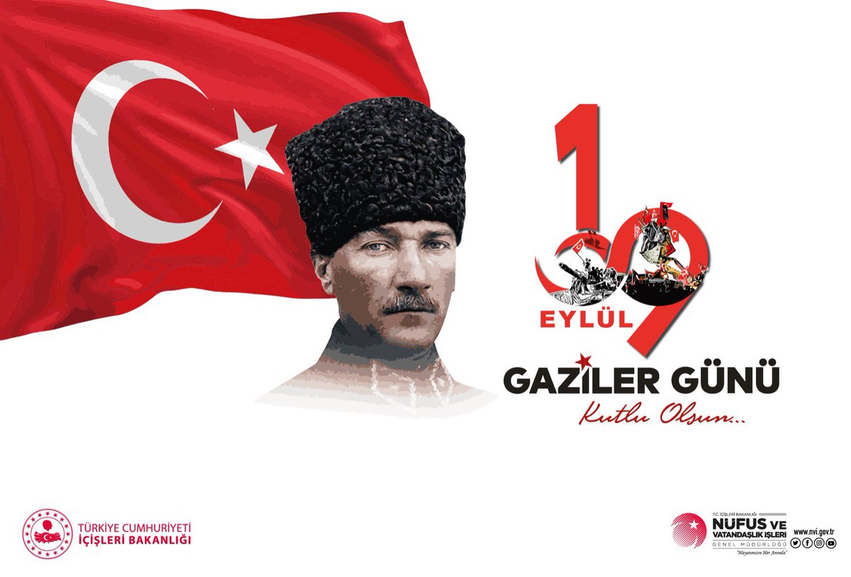 TCNufus's tweet photo. Başta Ulu Önder Gazi Mustafa Kemal ATATÜRK olmak üzere tüm gazilerimize saygı ve minnet ile…🇹🇷

#gazilergünükutluolsun
#HayatınızınHerAnında https://t.co/X1nkCwDnj7