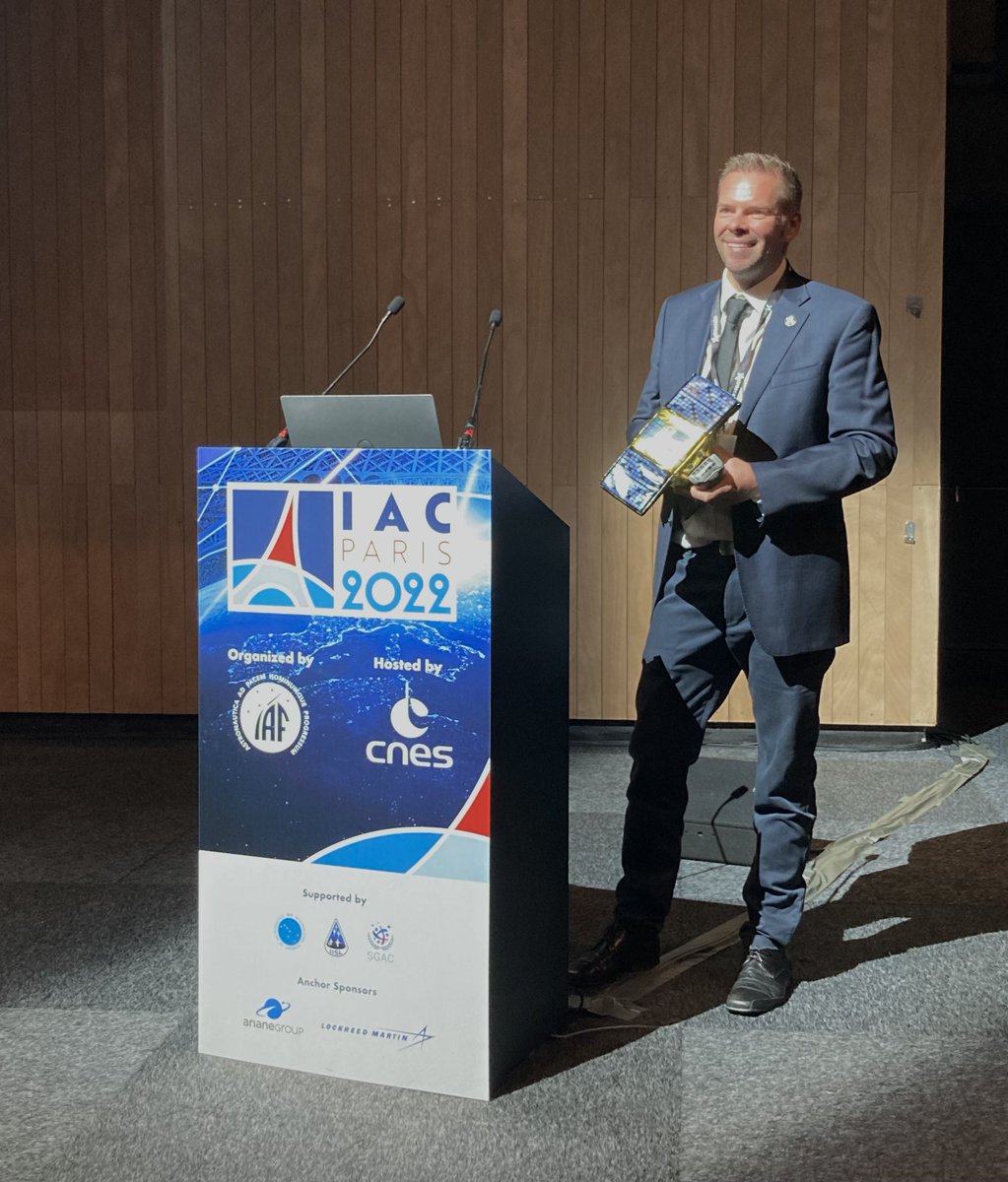 We're proud to share the latest on our #ELSAd mission, during <a href="/iafastro/">IAF</a> #iac2022; today we heard from Toby Harris about our SSA observation campaign. Wednesday 10:15 Dr Jason Forshaw will talk about our operational learning during #GoELSAd. Stop by stand J9 to ask questions👋⁉️