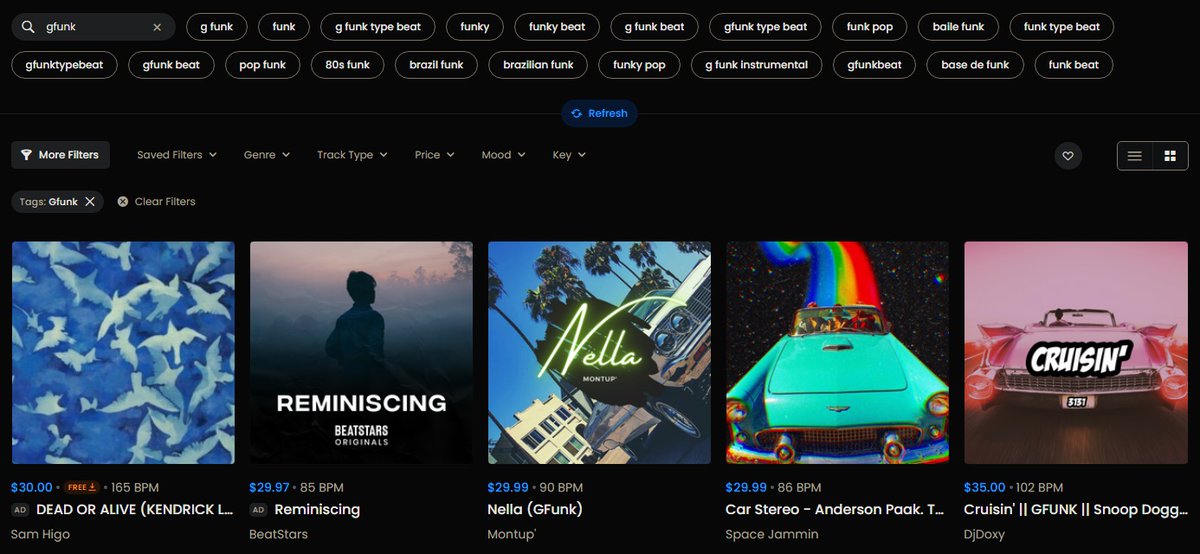 CharlesMontup's tweet photo. 🥇GFunk Top Trending on @BeatStars #beatstars #gfunk #gfunktypebeat #westcoasttypebeat #typebeat https://t.co/ucUpw2PW9y