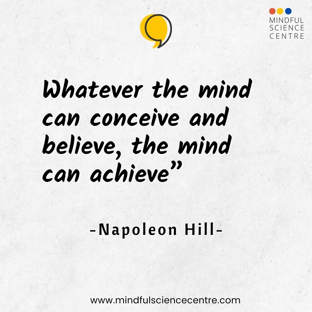 MindfulMsc's tweet photo. Its often said mind over matter, so make your conviction stronger and see the magic happen. #manishbehl #mindfulness #mindfulsciencecentre #mindfulliving #conviction #mindovermatter #mind #believe #believeinyourself #napoleonhill #acheiveyourgoals #monday #mondaymood #actions https://t.co/cEYcyEFaMY