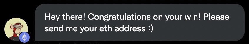 WHO HASN’T WON YET? 

FIRST 2000 REACTIONS 👇