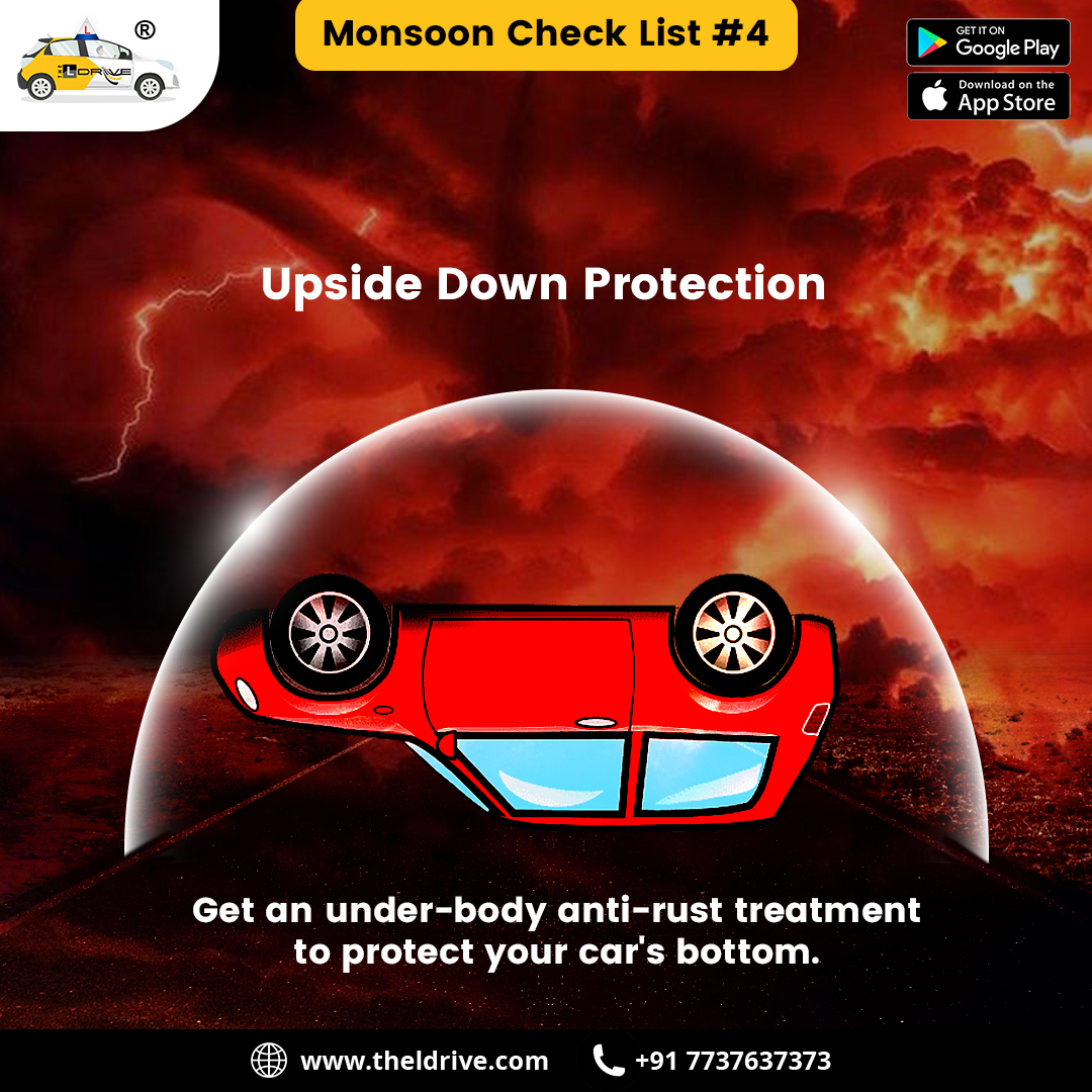 theldrive's tweet photo. Always obtain antirust undercoating for your car, whether it's Monsoon or off-season.
It safeguards sections such as internal body panels, frame rails, and other inside cavities that are not physically accessible.
#monsoondrivingtips #monsooncartips #theldrive https://t.co/BYrobpPDcs