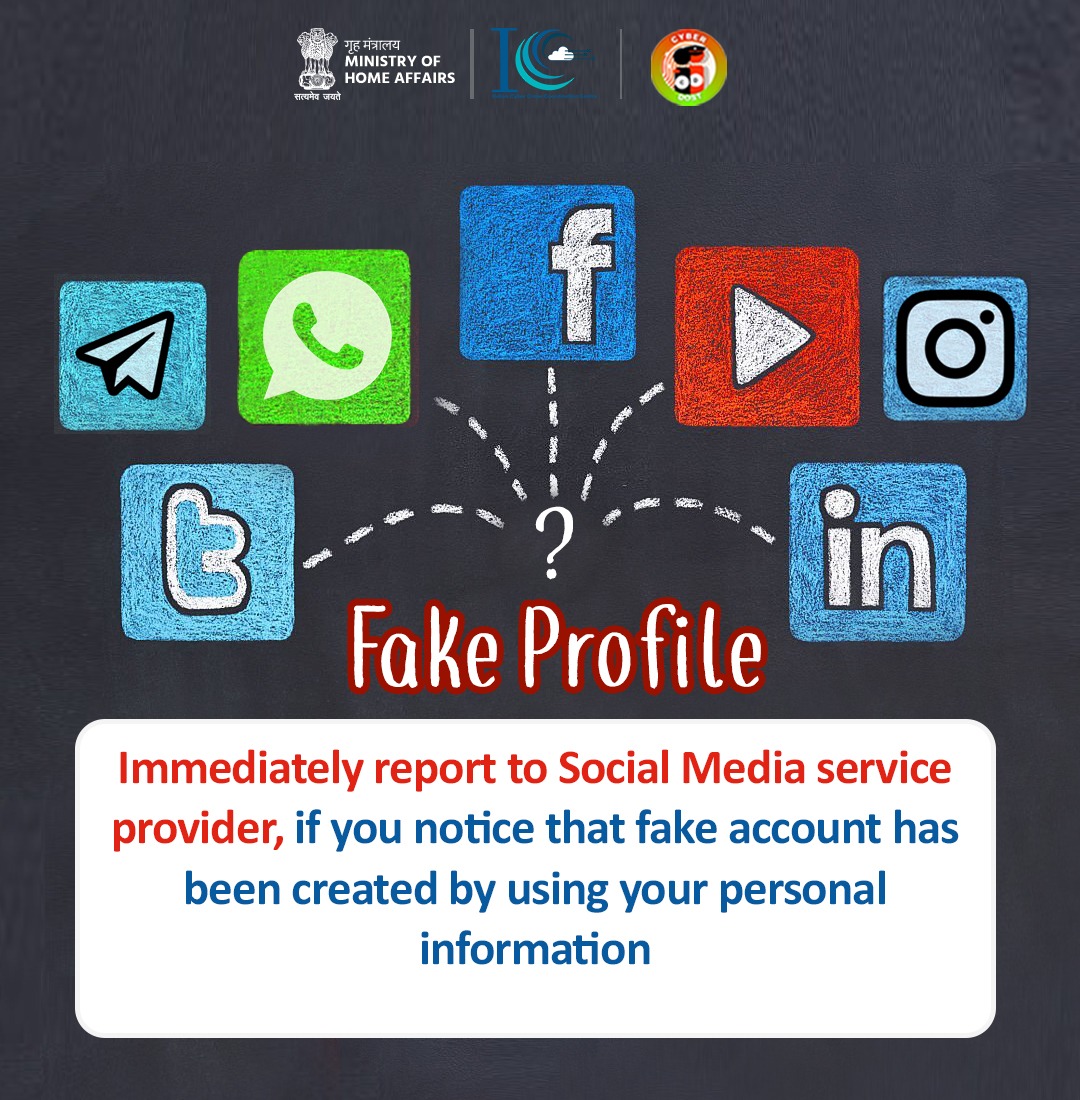 India In Panama On Twitter Rt Cyberdost Beware Of Fake Profile