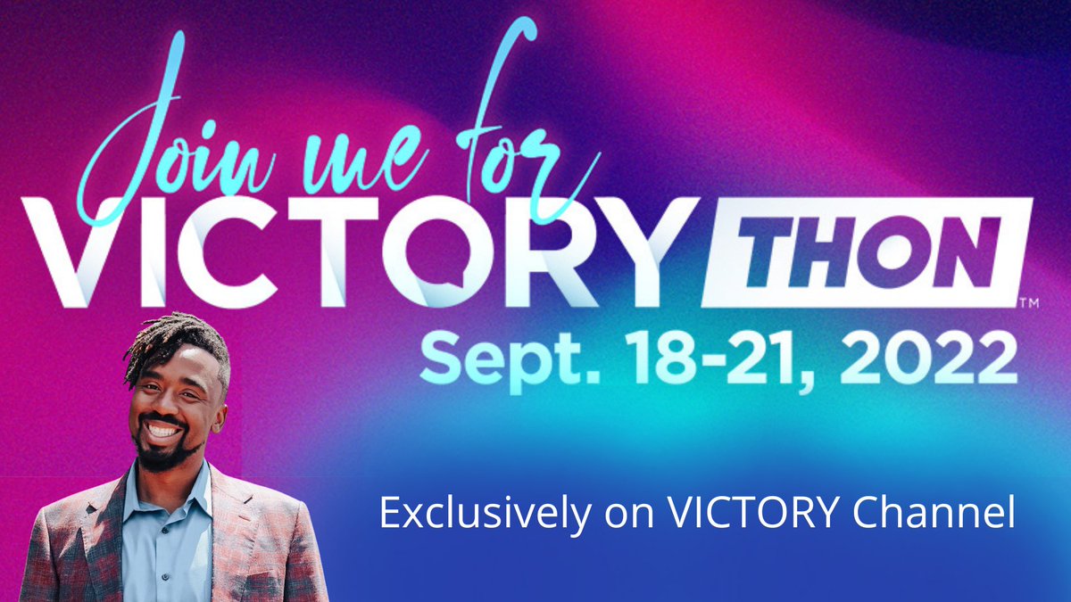 Good Morning! Something good is going to happen to you today! Join me for Victorython on @GoVictoryTV !  Today’s broadcast starts at 8:30am CST. See you there! #victorython22