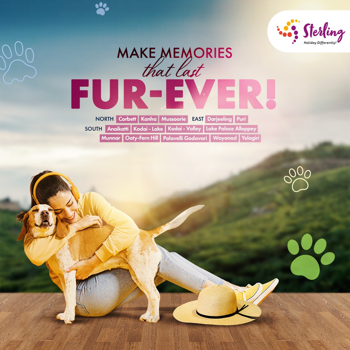 WorldOfSterling's tweet photo. Pamper yourself and your pets with a wonderful #Pawcation at Sterling resorts. Enjoy time out in nature and have the best holiday ever with your furry pals! Book now: https://t.co/PgiD1yE5sh
#SterlingHolidays #pets #petfriendlyhotel #SterlingResorts https://t.co/0b8BxDQy29