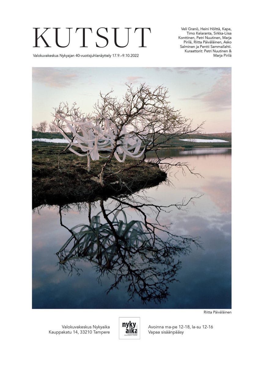 nykyaika's tweet photo. Juhlanäyttelyt avoinna päivittäin 9.10. saakka @nykyaika ja Kulttuuritalo Laikussa. Vapaa pääsy, tervetuloa!
#Tampere #Art #Exhibition https://t.co/Iqad9Kapu8