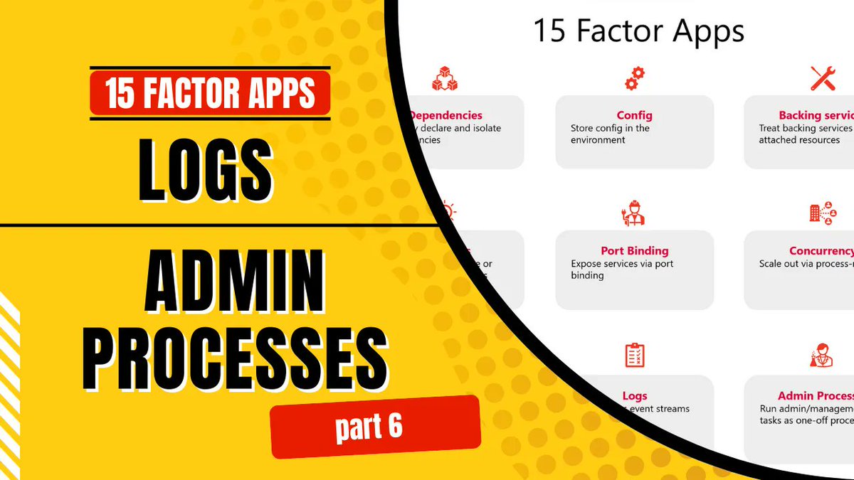 nileshgule's tweet photo. Next part of the #15FactorApp series is coming out tonight.
Subscribe to the channel to get timely updates
https://t.co/r4zTMD7Tjg
#MVPBuzz #cloudnative #kubernetes #azure #devops https://t.co/VT7siVs5CJ