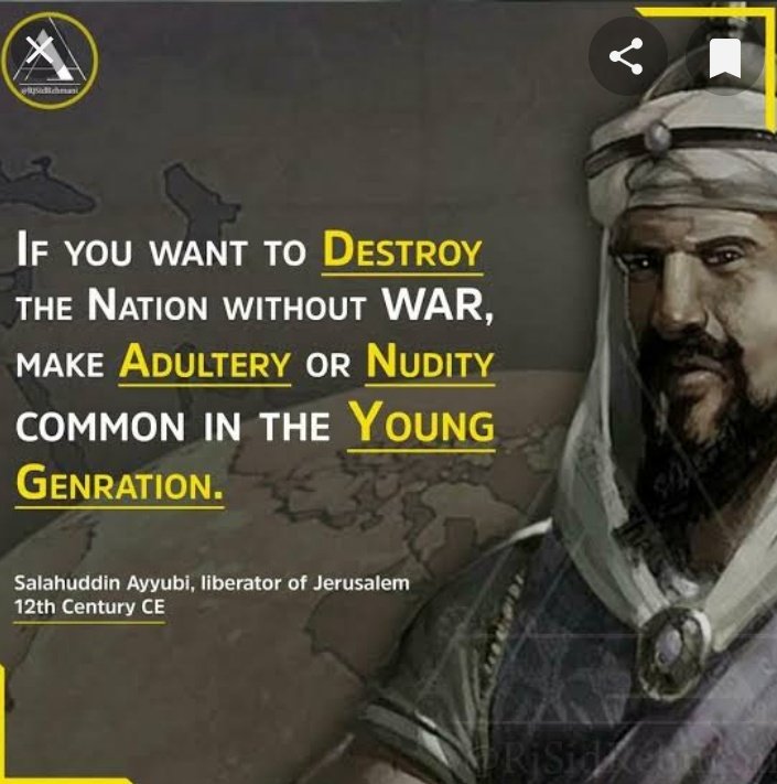 S_afridiofficia's tweet photo. Transgender bill is a  poison for our society.
Sultan Salahuddin Ayyubi said that "If you want to destroy the nation without war,make adultyer  or nudity common in the young generation  "
@TeamPakPower
@SaimaS77
#ٹرانسجینڈر_بل_نامنظور https://t.co/T9HN0rzbnw