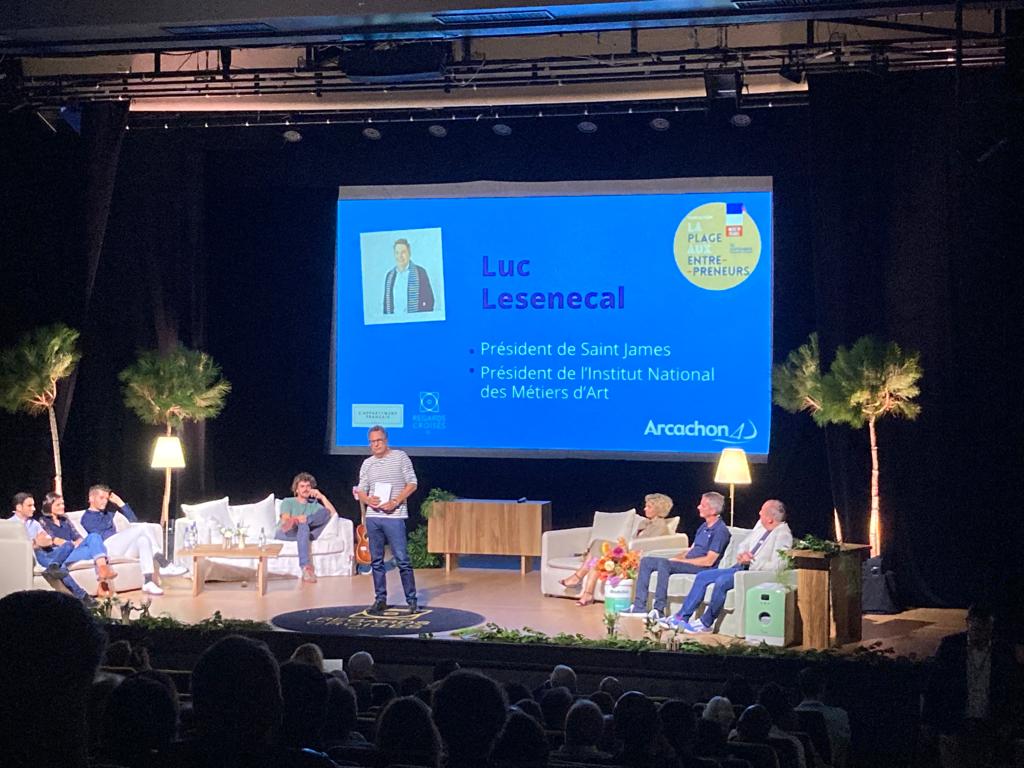Luc Lesénécal et l'INMA étaient présents à la Plage aux Entrepreneurs : le nouveau rendez-vous pour échanger et transformer sa façon d’entreprendre.

Pour sa première édition le thème abordé était le Made In France : les 7 entrepreneurs invité ont pu partager sur le sujet.