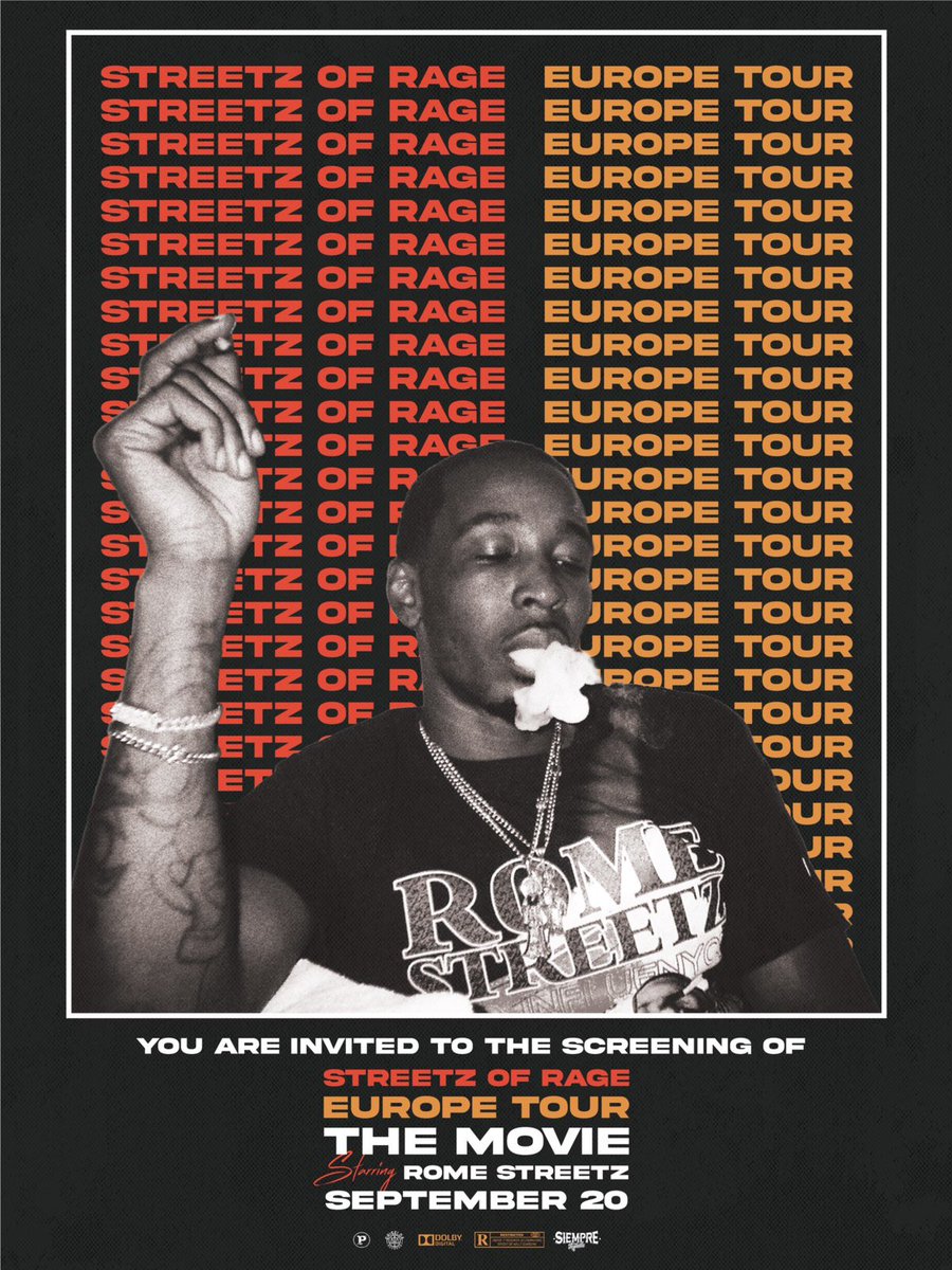Rome_Streetz's tweet photo. Streetz of rage tour the movie screening tomorrow Brooklyn ny 8pm 50 tickets 1st come 1st serve 

https://t.co/jh0rSrkbCR https://t.co/tuE64w7CHz