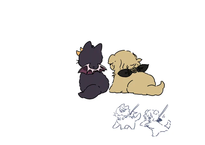 ちいちゃいもふおおきいもふ 