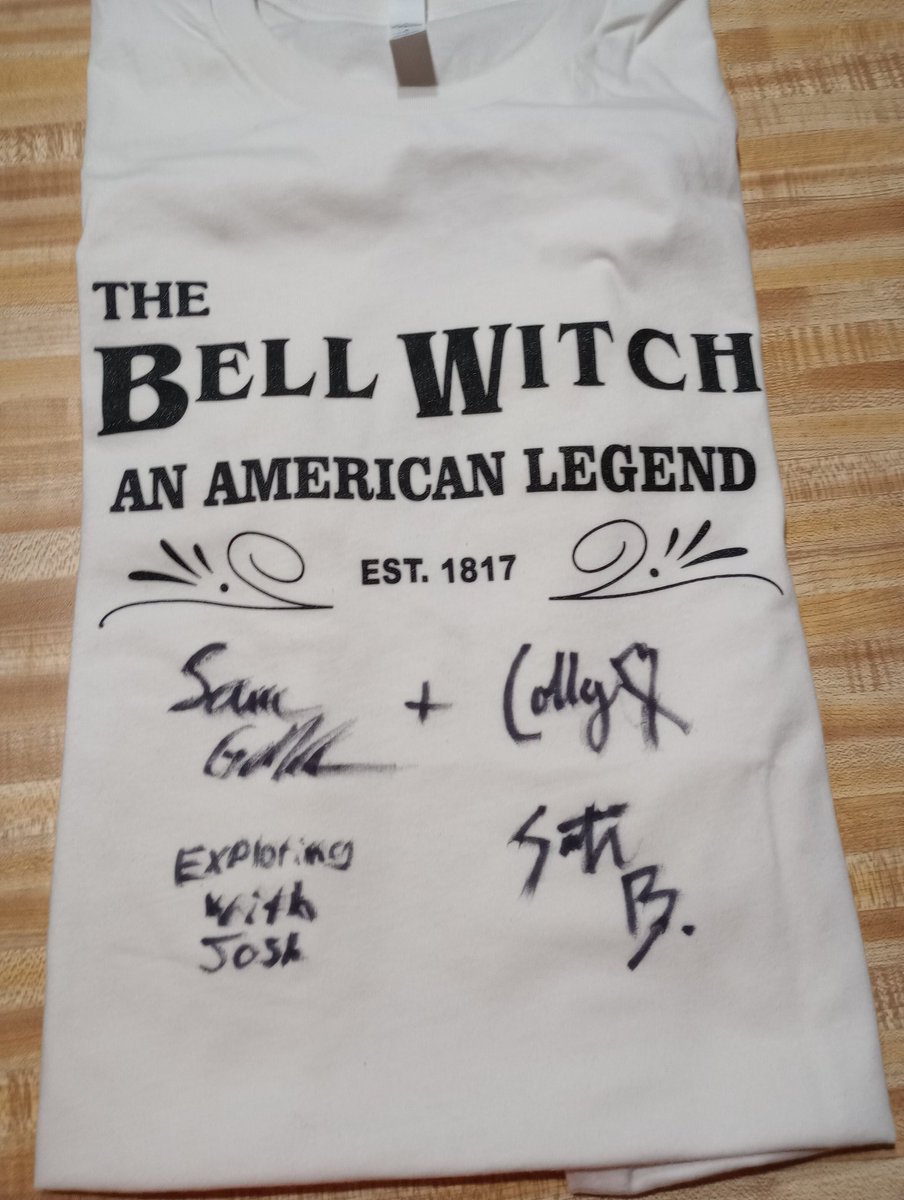 BellWitchCave1's tweet photo. It was our pleasure to host @SamandColby @XPLRFANS @i_am_joshyo @SinematicSeth for an investigation! I hope to have you all back in the future!
#Bellwitchcave
#hauntedfarm
#Halloween https://t.co/f3qiCDfo6O