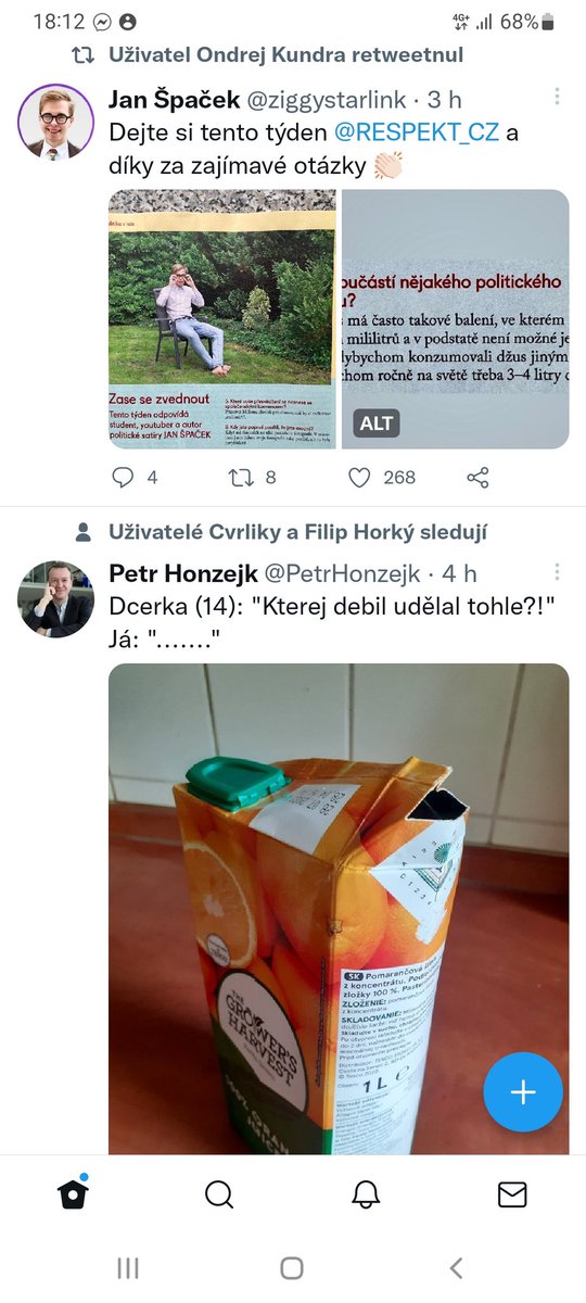 VWeisbauer's tweet photo. @ziggystarlink @RESPEKT_CZ Problém s džusem solved. https://t.co/n39qadw20p