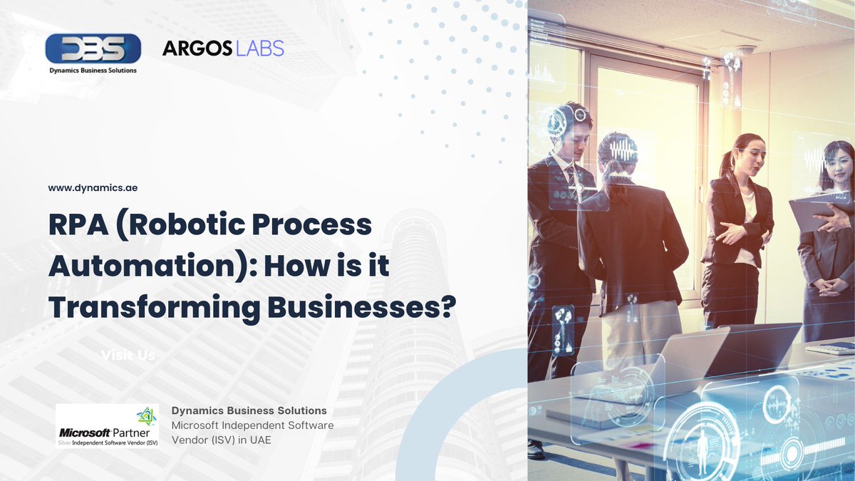 DynamicsBusine2's tweet photo. RPA (Robotic Process Automation): How is it Transforming Businesses?
#roboticprocessautomation #RPA #RPAServices #MachineLearning #machinelearningsolutions #ML #AI #artificialintelligenceservices #Python #UAE #USA #RPA #AIProcesses
https://t.co/zxfx3y6LJr https://t.co/yt4M9q3pfS