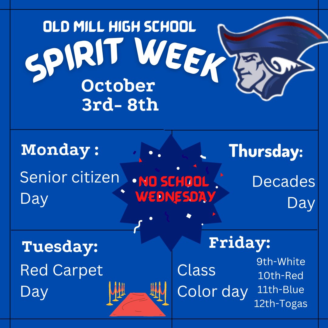 Homecoming Spirit week!!!!!