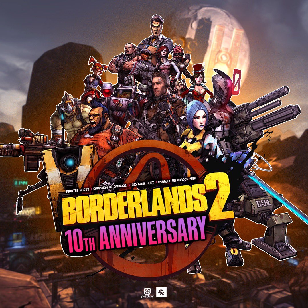 Hey Vault Hunters, we hope you all enjoyed the celebration yesterday for the Borderlands 2 10th anniversary! Thanks for being such a wonderful community and helping us celebrate a title near and dear to our hearts. 💛