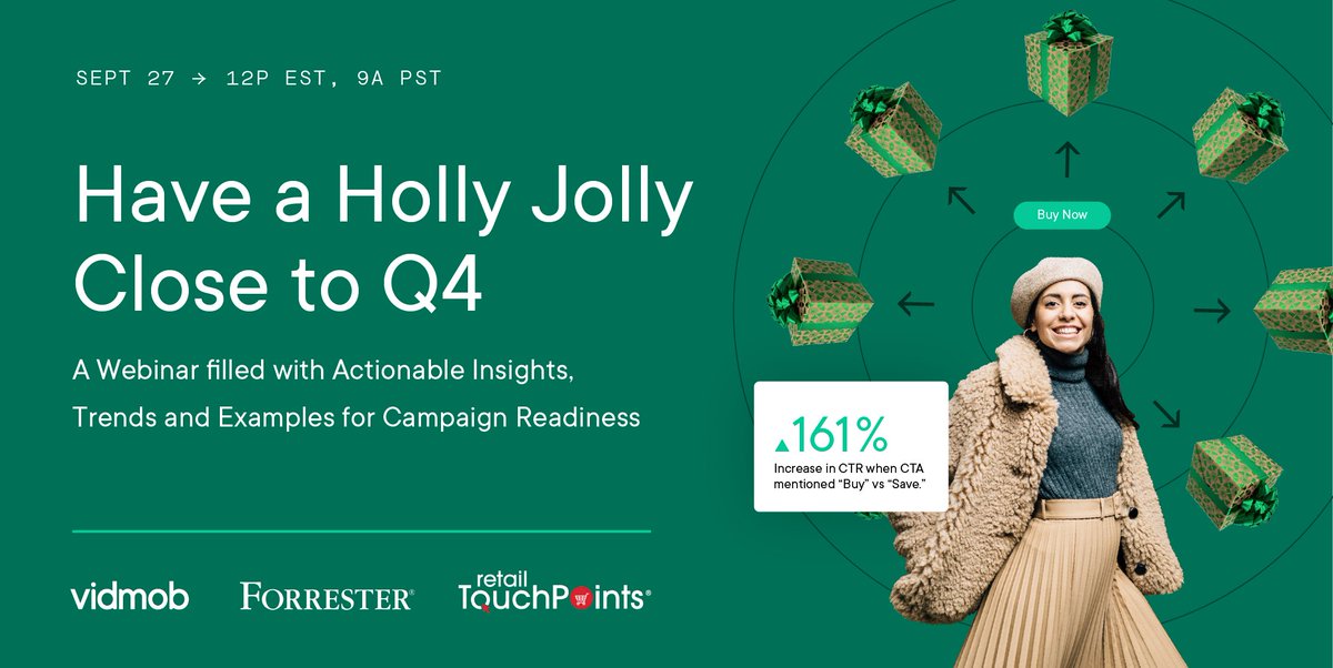In the spirit of giving, we’re making sure you have all you need to make your ads sparkle. 

Join us for our Holiday Readiness Webinar with @Forrester and <a href="/RTouchPoints/">Retail TouchPoints</a> on 9/27. bit.ly/3qP9fWH