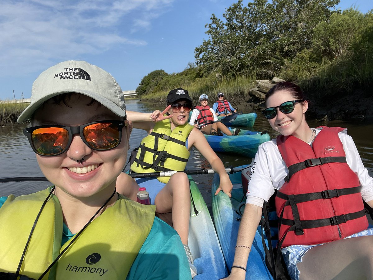 A little morning kayaking for class <a href="/UNCims/">UNC IMS</a>