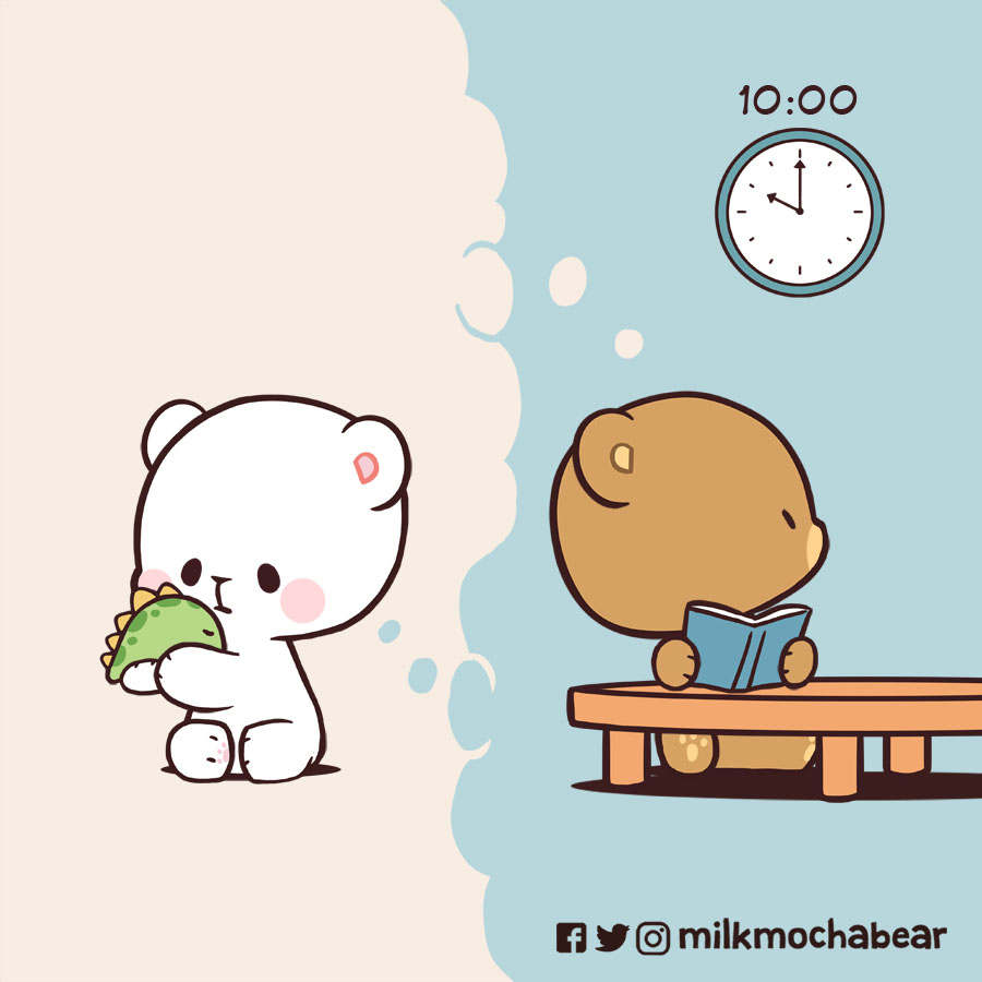 Missing you ❤️
---
Feel free to mention someone you miss~ 💕
#milkmochabear
#milkandmocha