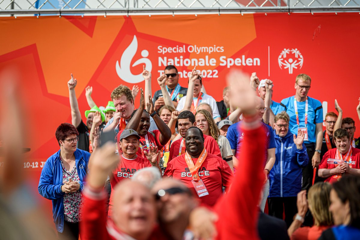 DTZC's tweet photo. Alweer 100 dagen geleden... Maar wat was het fantastisch! 🔥
#SpecialOlympics2022 #DTZC #throwbackmonday @SONS_Twente2022 https://t.co/tWForOCRcH