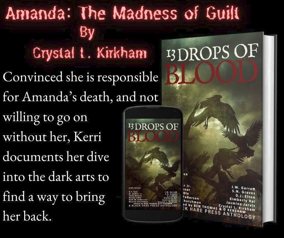 Halloween is around the corner and, if you're looking for a different kind of ghost story, this one is for you.

Ghostly tales of love gone wrong and revenge from past the grave.

Get 13 Drops of Blood: readerlinks.com/l/1659596

A part of the 13 stories series by <a href="/BlackHarePress/">Black Hare Press 📚💀😈🤘🌈</a>