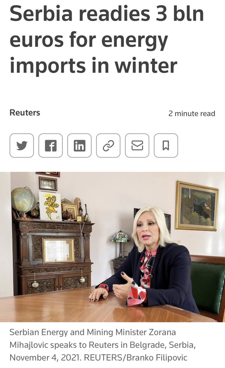 aleksandarmorga's tweet image. Evoni ovo nije objavljeno kod nas ali zato Ruters zna