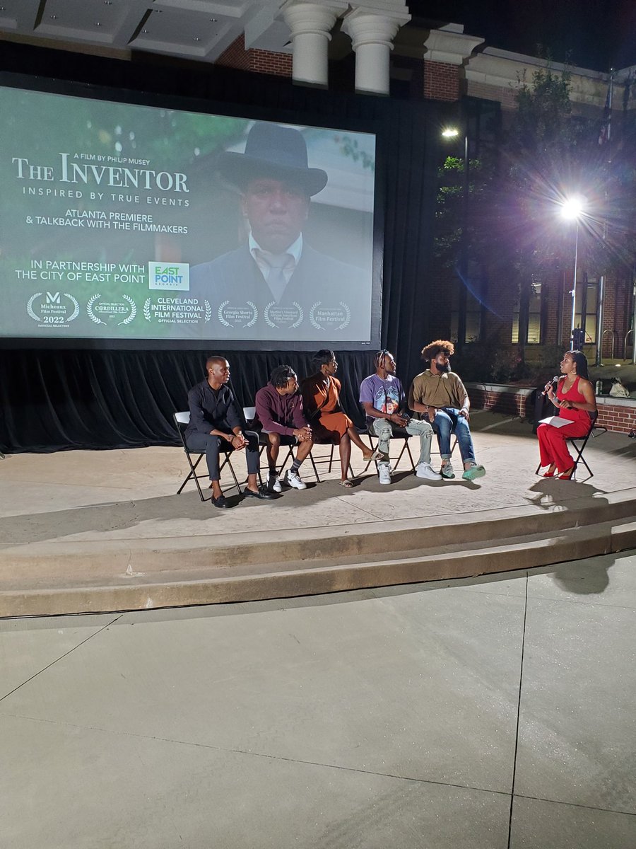 cityofeastpoint's tweet photo. On Saturday, the City of East Point was selected to host the Atlanta Premiere of The Inventor, a short film written and directed by Philip Musey based on the life of the inventor Garrett Morgan. #blackinventors https://t.co/Drf5V1ey14
