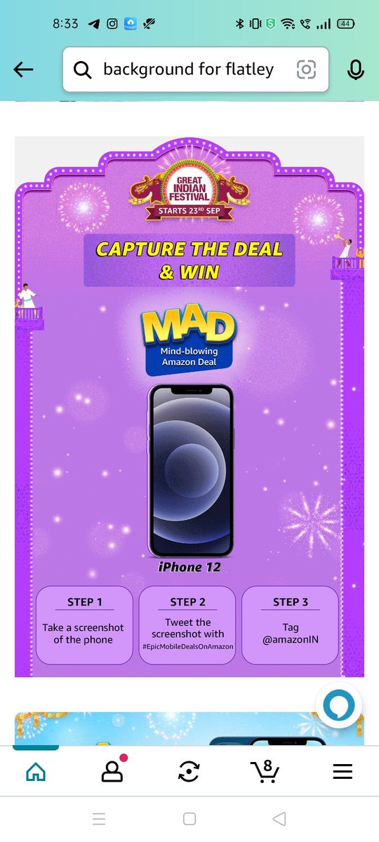 Shravyafilms707's tweet photo. #EpicMobileDealsOnAmazon
@amazonIN https://t.co/Do02AzrbXH