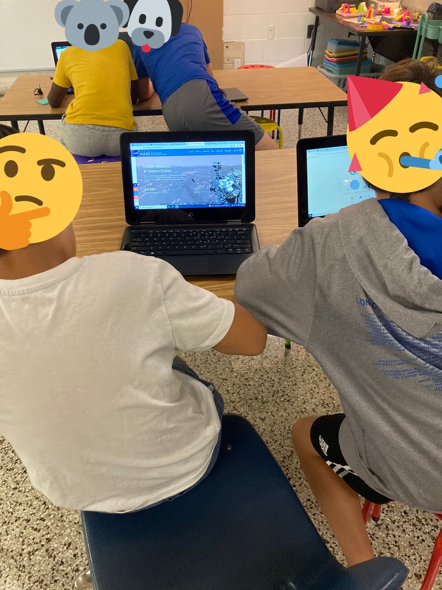mtruslow_'s tweet photo. 5th grade #SCOPESquad learned about Mars through a breakout room activity! Next, they’ll create a rover that can hold an egg-stronaut without it cracking 🚀 https://t.co/dTiferWB0R