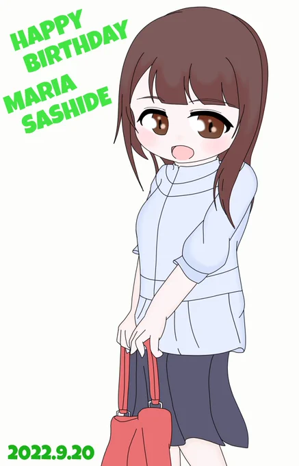 指出毬亜さん誕生日おめでとうございます #指出毬亜生誕祭2022 