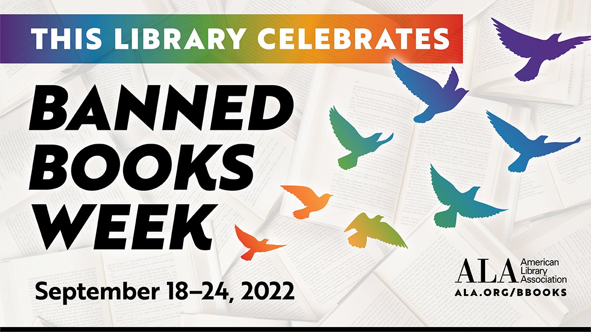 ULaVerneLibrary's tweet photo. Sharing stories important to us means sharing a part of ourselves. Books reach across boundaries and build connections between readers. Censorship, on the other hand, creates barriers. https://t.co/LDE6ZvAgB9 #bannedbooksweek https://t.co/24pmC4iFw1