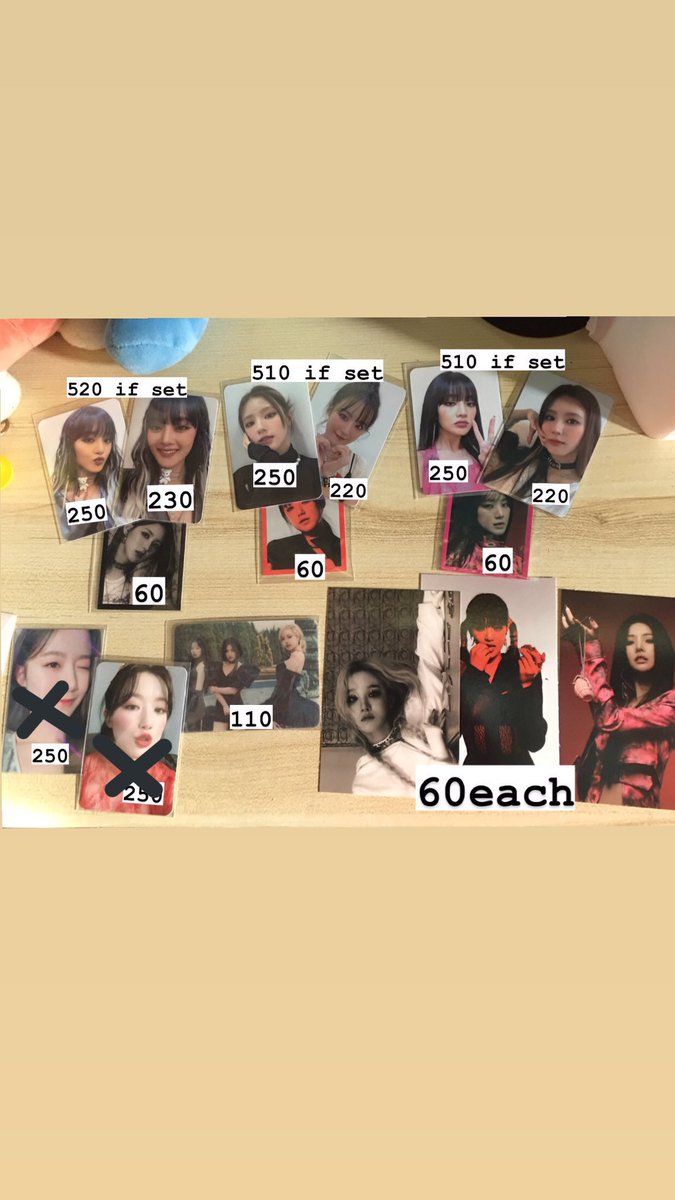 yeh_ally_'s tweet photo. Update!!
 wts lfb gidle
i never die: pc, unsealed album, poster

Items with “X” mark are sold

🏷 gidle i never die pc unsealed album poster minnie yuqi soyeon shuhua soojin miyeon spoiled risky chill kpop merch ph https://t.co/PPvQfs8eII