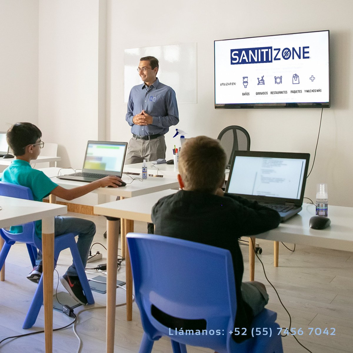 SANITIZONE® se encarga de la desinfección en sectores como hospitales, oficinas, hogares y escuelas. 🍎 🎒 🏫 

#Escuela #LimpiezayDesinfección