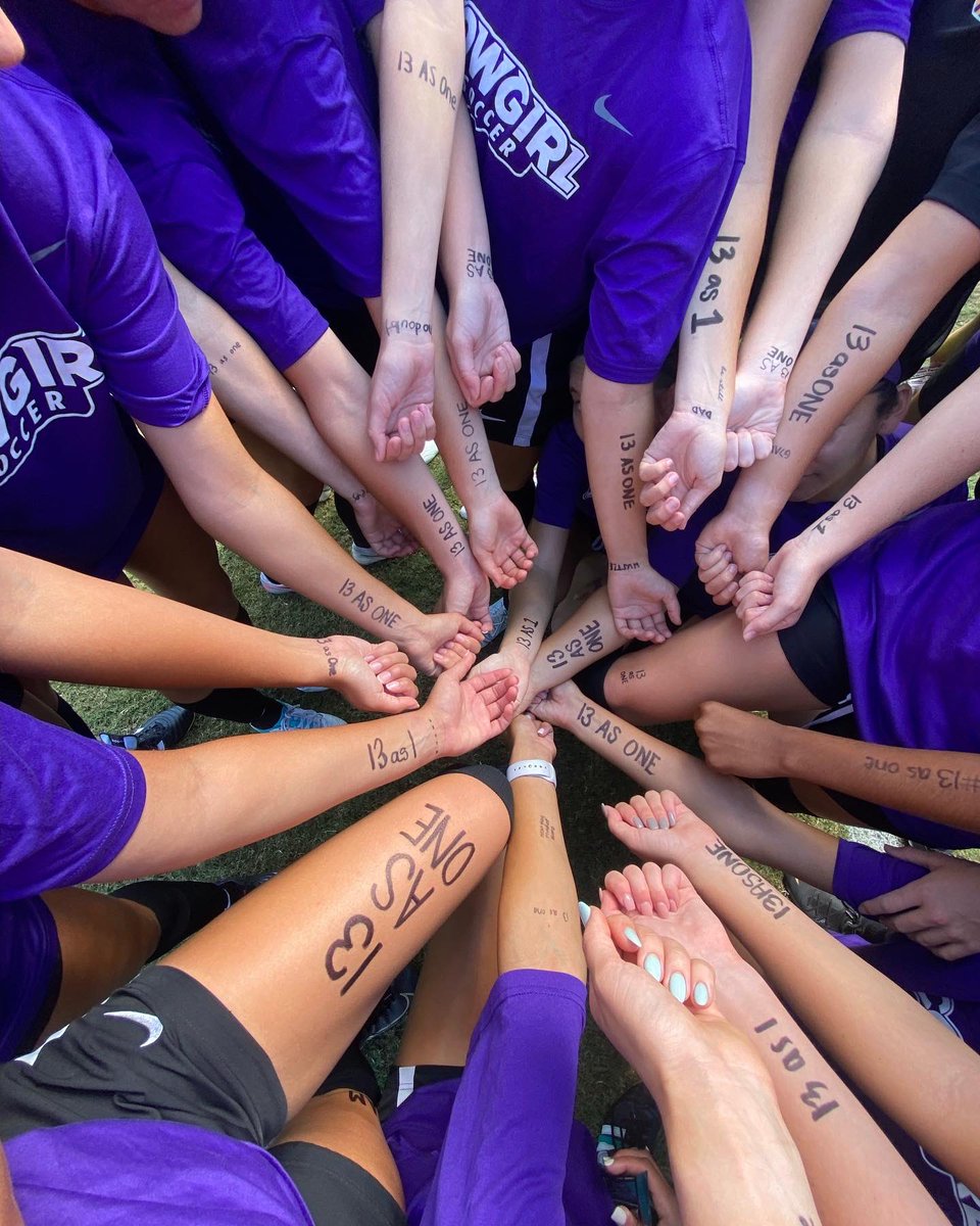 cowgirl_soccer's tweet photo. Yesterday we dedicated our game in loving memory of Brooklyn “Mighty” Moran. We prayed for her family, the Dallas Texans community, and all those affected by her loss. Brooklyn lost her life to a drunk driver, but her legacy lives on in our soccer community.
#TEAM | #13AsOne https://t.co/8bdgZpRSps