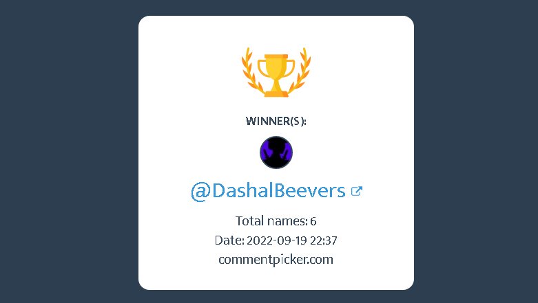 chicconft's tweet photo. https://t.co/gkC3O03gWP 

The giveaway has ended, thank you for joining.

pls DM me for claim Giveaways Chicco @DashalBeevers https://t.co/MFPMNjJziC
