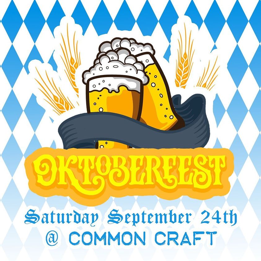 The Oktoberfest party continues this Saturday <a href="/CommonCraftMA/">Common Craft</a>! Pre-sale tickets include an  souvenir Oktoberfest glass stein and your first pour of beer! 

eventbrite.com/e/oktoberfest-…