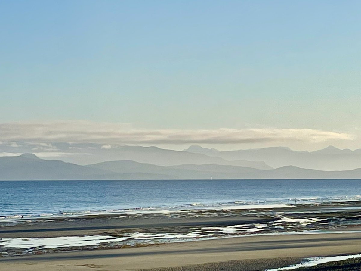 #Grateful to start my day with an impromptu beach walk after spotting #humpbacks from my window. Pretty far away by the time I got there (see the blow centre right). But a wonderful reminder of why my #conservation and #ClimateAction work matter.