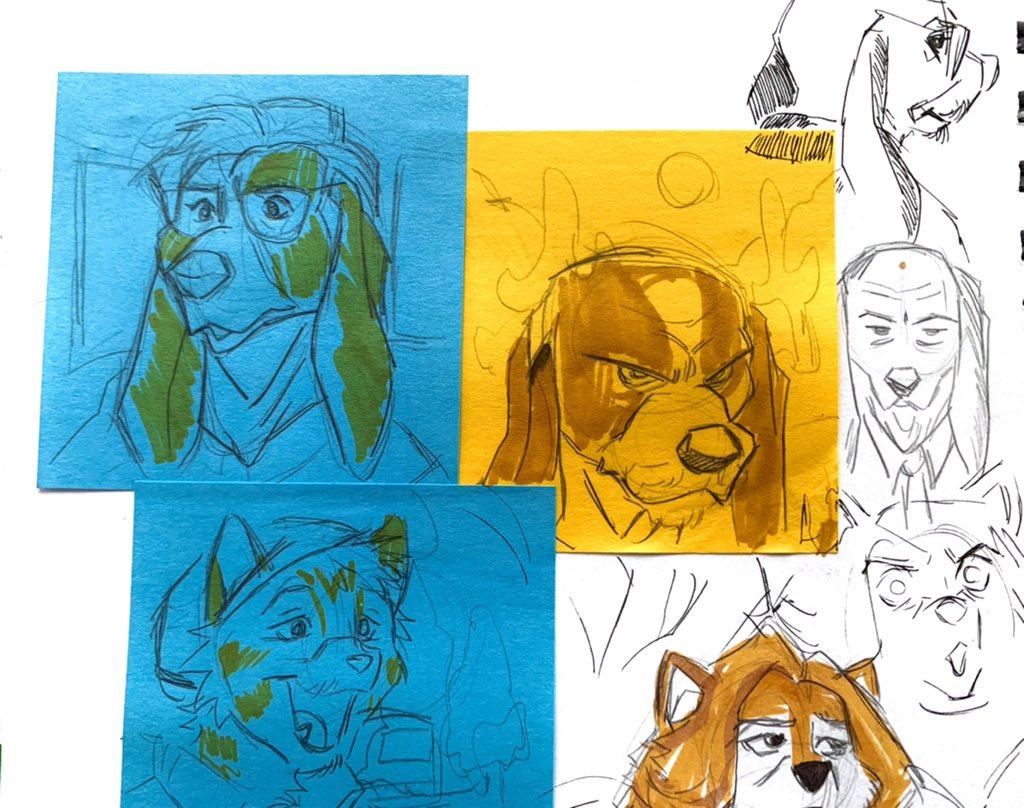 things i drew last night while the storm was still going. tons of breaking bad fanart and a single silent hill bunny fanart 