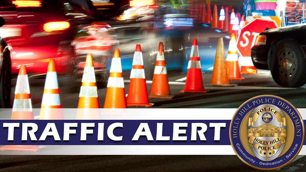 HollyHillPolice's tweet photo. FEC (Railroad Tracks) and Flomich closed for the next several hours.  Please use alternate routes. https://t.co/Ko8qnDEL9S