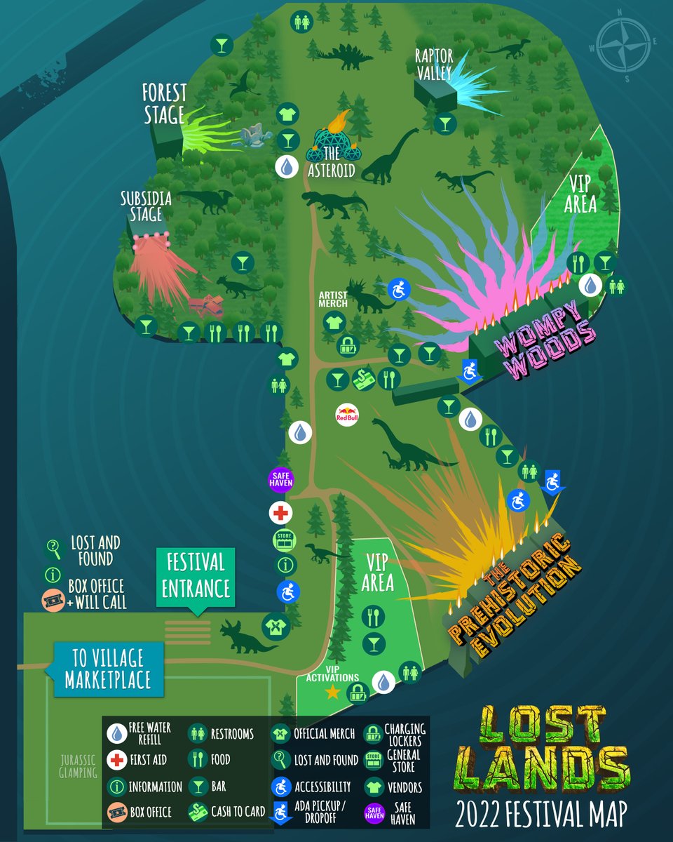 lost_lands's tweet photo. Your Lost Lands 2022 Festival Maps are here! This year we’ve expanded and improved the Village Marketplace, VIP areas, and activations across the festival ✨ Always check the Lost Lands Festival App for the latest maps 🗺 Campgrounds open tomorrow at 7pm, see you soon! https://t.co/gyWUDwtU57