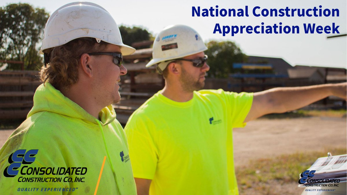 1Call2Build's tweet image. Happy National Construction Appreciation Week! The construction industry is a vital component in our nation’s success, and we are proud to be a part of it! Happy National Construction Appreciation week
